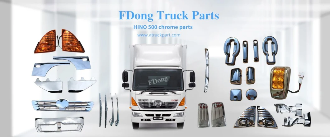 Chrome Painting Engine Suspension Chassis Parts for Hino 700/Mega 500/ Victor 500/Dutro 300/Profia/FM3m/FM2K