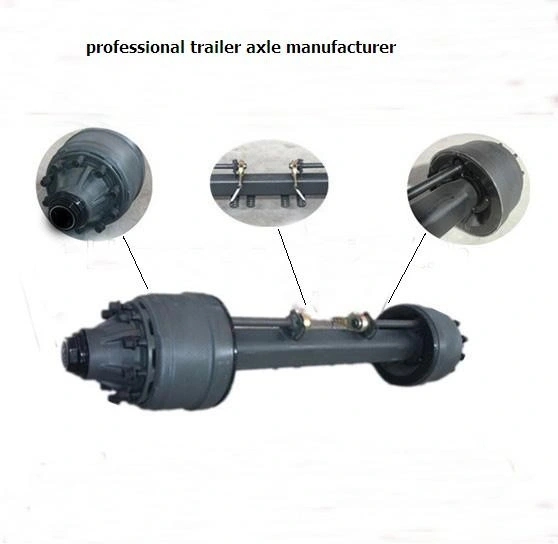 China Factory Direct German Type Trailer Rear Axle