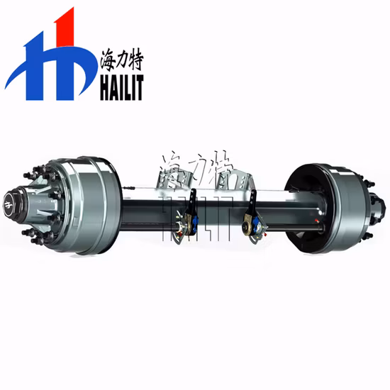 Parti di ricambio per rimorchio One Stop Shopping Tipo americano 150 Square Carrier 1850 13T 14T 15T 16T 20T 25T Assali meccanici per semirimorchi per camion a 10 fori per carichi pesanti (08)